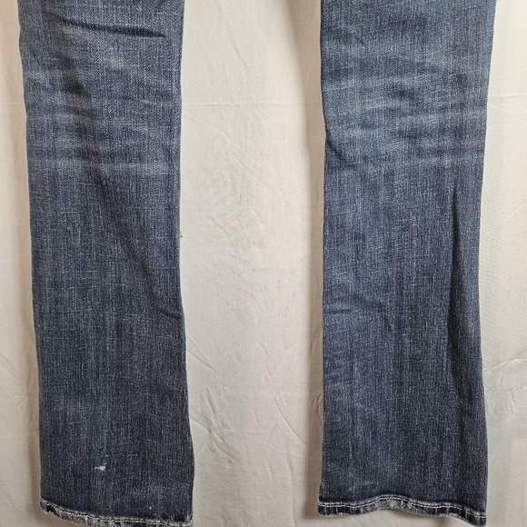 Miss Me slim bootcut embroidered bling jeans size 25 - Picture 3 of 14